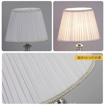 Soft Colored Shirred Lampshade  