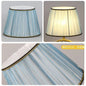 Soft Colored Shirred Lampshade  