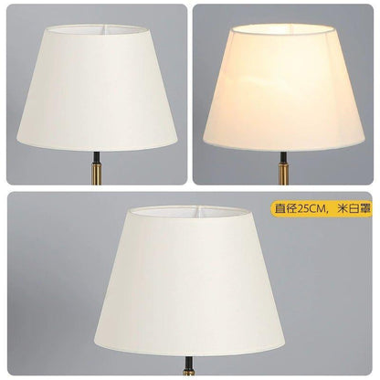 Soft Colored Shirred Lampshade  