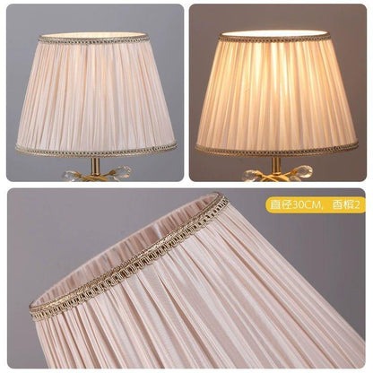 Soft Colored Shirred Lampshade Adrianas Specialty Lamp Shades Adrianas Specialty Shades Champagne No. 2 Cover-Lower Mouth Diameter 12 in