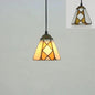 Tiffany Pendant Lights Mediterranean Loft Home Decor Creative Stained Glass Hanging Lamp Bedroom Dining Room Lighting Fixtures - Adrianas Specialty Lamp Shades