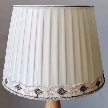 TUDA Lace Edge Lamp Cover Lampshades pleated lamp shades Adrianas Specialty Lamp Shades