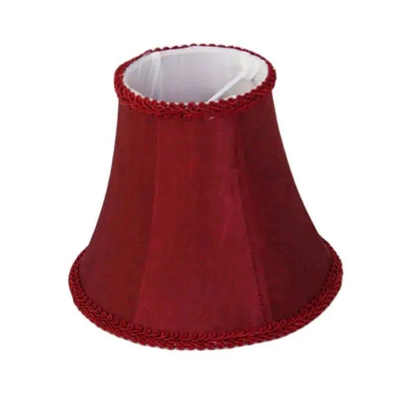 Vintage Red Wine Wall Lampshade - DIY Fabric Chandelier Covers - Clip On - Specialty Shades
