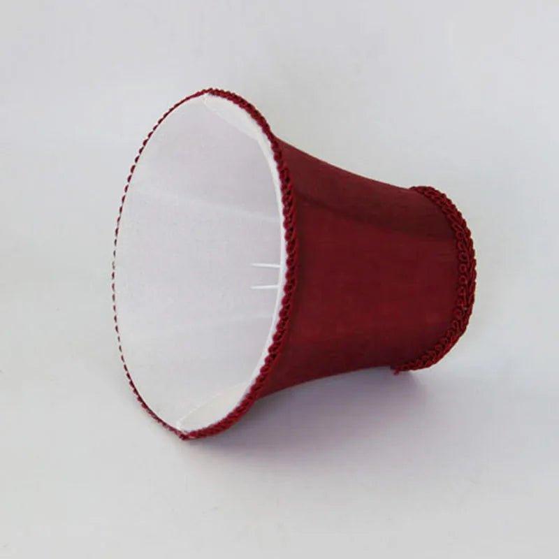 Vintage Red Wine Wall Lampshade - DIY Fabric Chandelier Covers - Clip On - Specialty Shades