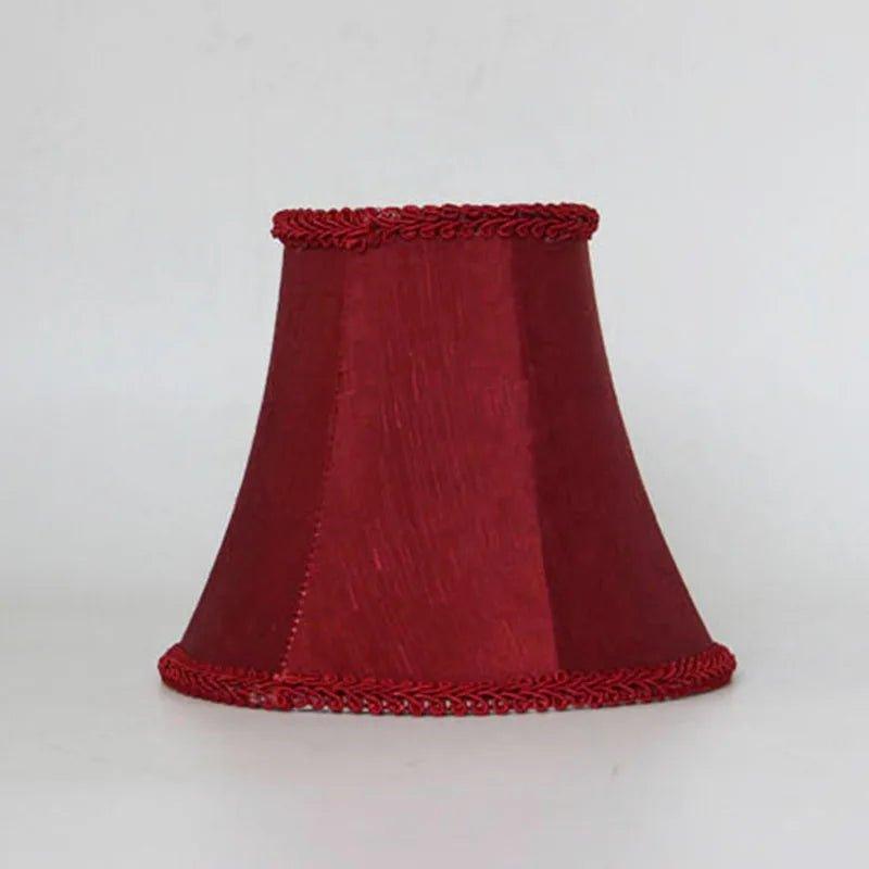 Vintage Red Wine Wall Lampshade - DIY Fabric Chandelier Covers - Clip On - Specialty Shades