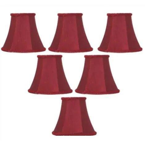 Vintage Red Wine Wall Lampshade - DIY Fabric Chandelier Covers - Clip On - Specialty Shades