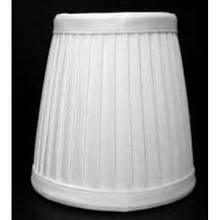 White Pleated Chandelier Lamp Shades - Specialty Shades