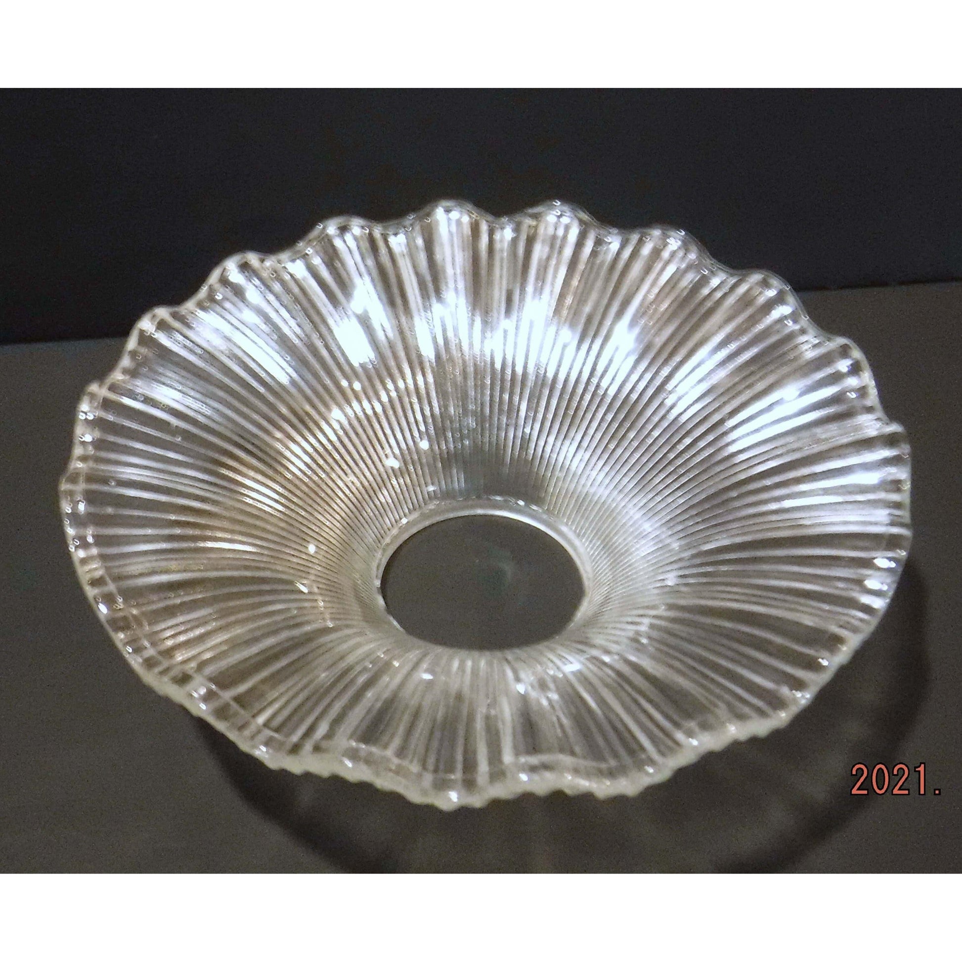 66551 Clear Crystal Chimney Topper lamp-chimneys Adrianas Specialty Lamp Shades